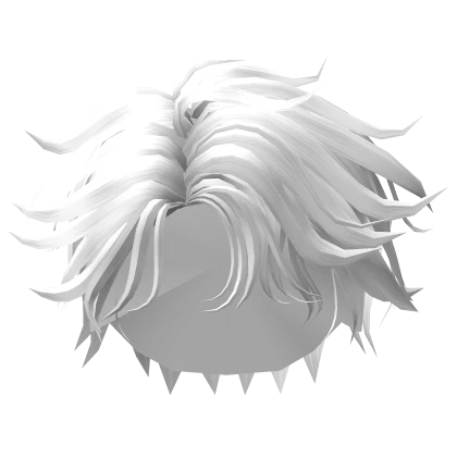 🍀Messy Wolfcut Hair (White)