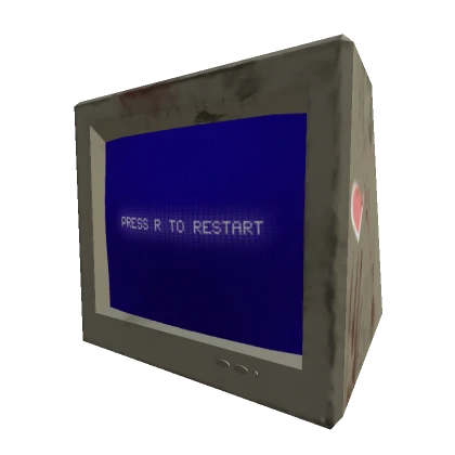 Blue Screen Head - Press R to Restart