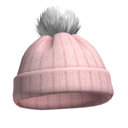 Pink Essential Winter Bobble Hat