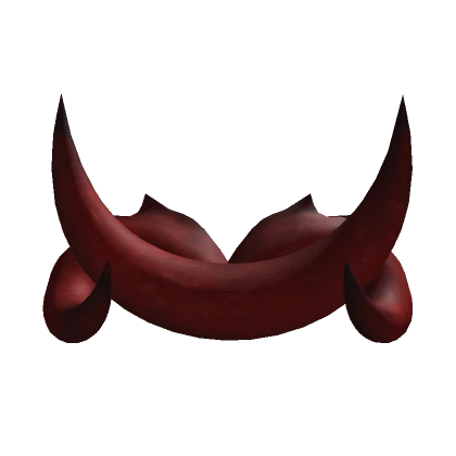 Red large demonic horns