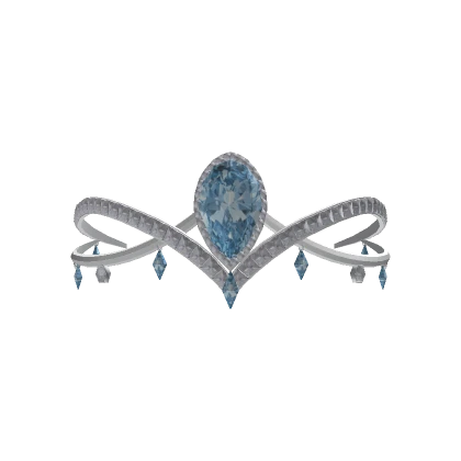 Graceful Blue Diamond Tiara