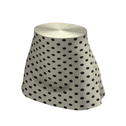 ☆ vintage polka dot high-waist miniskirt