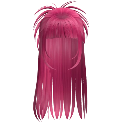 2000's Spikey Diva Hair in Hot Pink V2