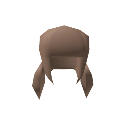 🖤Renegade robot maid brown low poly hair