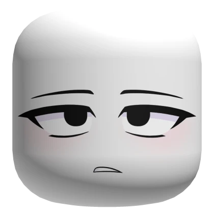 Eyes Roll Face - White