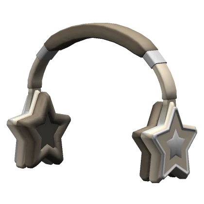 Beige Star Headphones