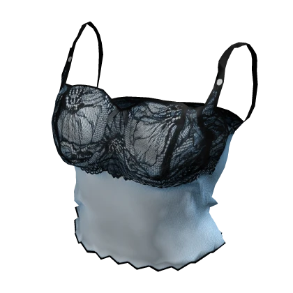 ʚ♡ɞ Y2K Baby blue lace tank top