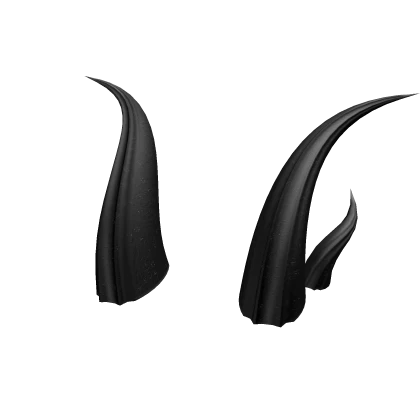 Evil Black Iron Horns