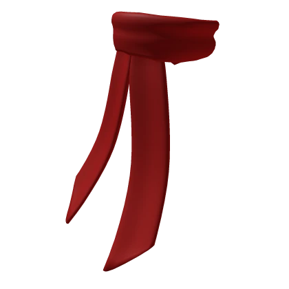 Tail Long Scarf Red
