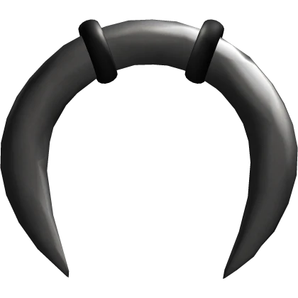 Gothic septum piercing