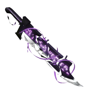 Purple Unbreakable Riven Sword