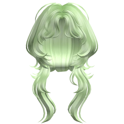 Layered Jellyfish Messy Hair (Green)