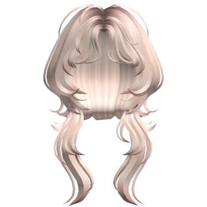 Layered Jellyfish Messy Hair (Platinum Blonde)