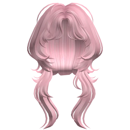 Layered Jellyfish Messy Hair (Pink)