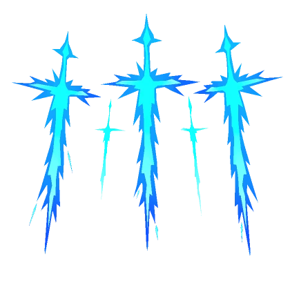 Blue Energy Swords