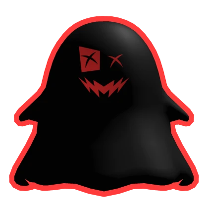 Halloween Cute Anime Ghost Pet (Black Red) [R]