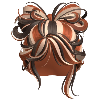 Bow Swirly Bun (Calico Cat)