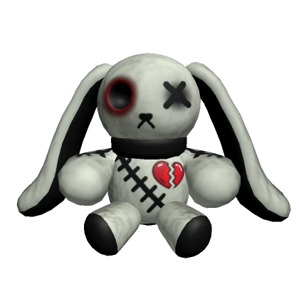 White Aesthetic Bunny Plush