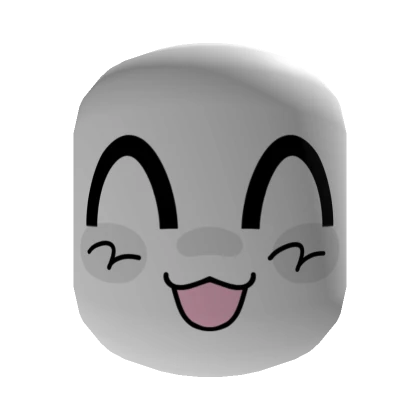 Joyful Cute Chibi Face [Institutional White]