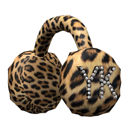 Fluffy Luxury Leopard Earmuffs