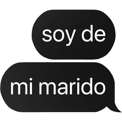 soy de mi chico texto