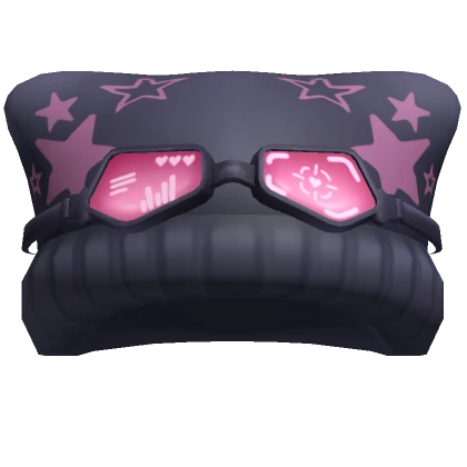 Star Kitty Beanie w/ Cyber Heart Goggles