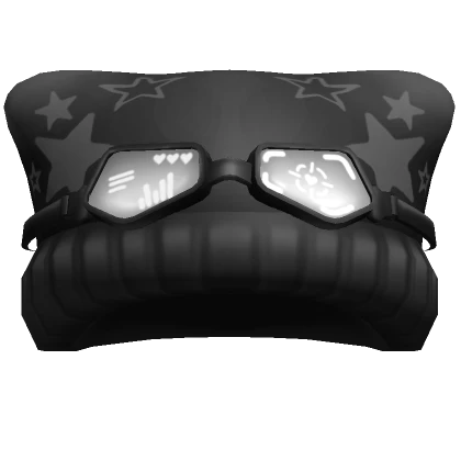 Star Kitty Beanie w/ Cyber Heart Goggles [Black]