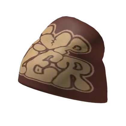 Top Tier Brown Broken Heart Beanie