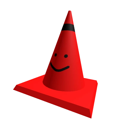 Red Noob Traffic Cone