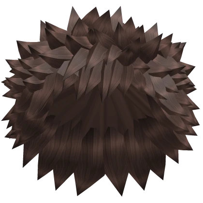 Brown Spiky Messy Boy Hair