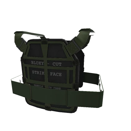 Olive Skeleton Plate Carrier