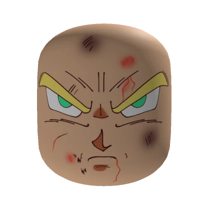 Injured Vegeta Anime Face