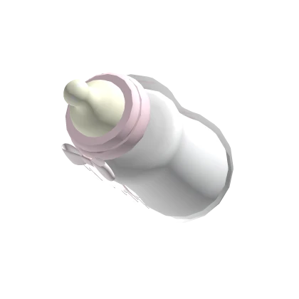 ♡ : kawaii holdable pink milk bottle w/ bow
