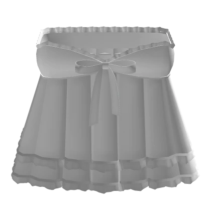 ♡ white layered ruffled princess dollita dress 3.0