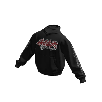 Designer Hellstar Hoodie Black