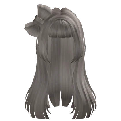 Silver 2000s Popstar Diva Bow Hair