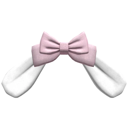 Kawaii Pink Bow Rabbit Ears