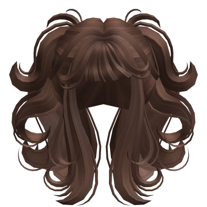 Celestial Flowy Swirly Pigtails in Brown