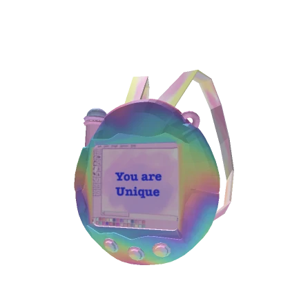 Pastel Rainbow Retro Toy Backpack