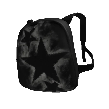 (1.0) Star Off Shoulder Black Backpack