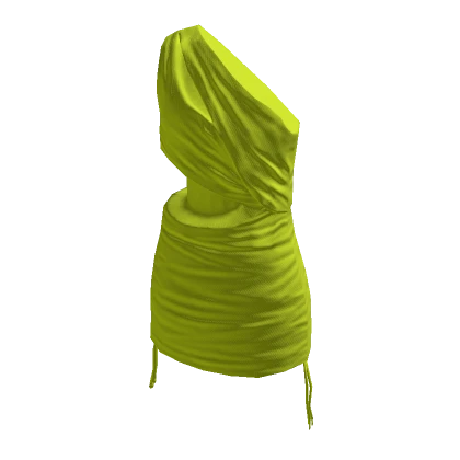 DRESSX Dundas Gala Mini Lime Green Dress