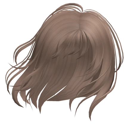 ♡ pastel brown cute short soft windy hair