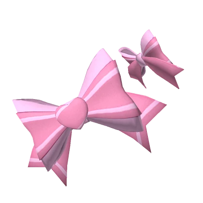 Pink Heart Bow