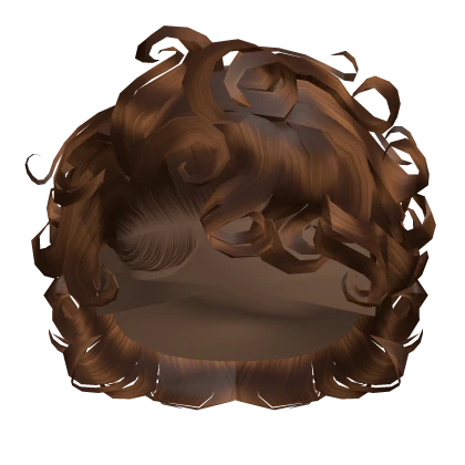 ☆ | Honey Brown Curly Bixie Cut