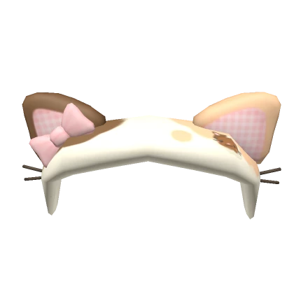 ♡ kawaii calico kitty shower headband cutesy