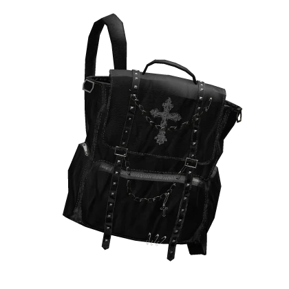 Black Y2k Punk Backpack 3.0