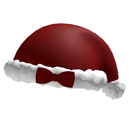 red bow santa hat