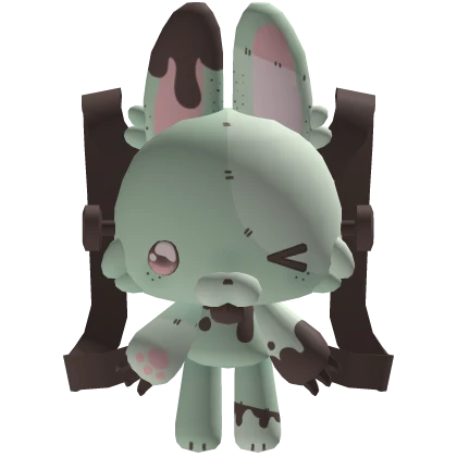 ♡ zombie mint choco bunny backpack 3.0