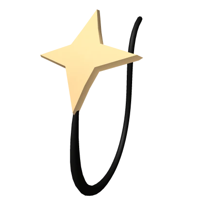 Yellow Star Critter Tail