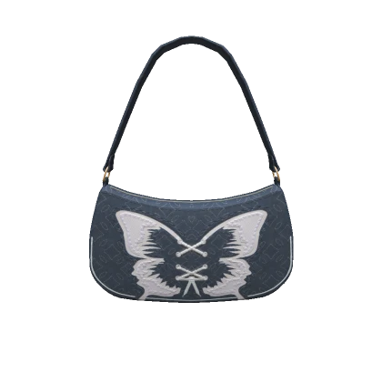 Y2K Denim Butterfly Purse